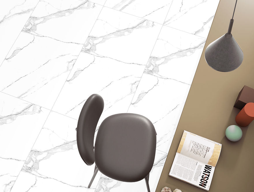 Mistra Statuario Porcelain Tile – 24" x 48"