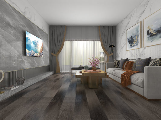 Bark Raisin 7.5MM - 20MIL | vinyl flooring | signature longboard series, Vinyl Plank | EUROLUX