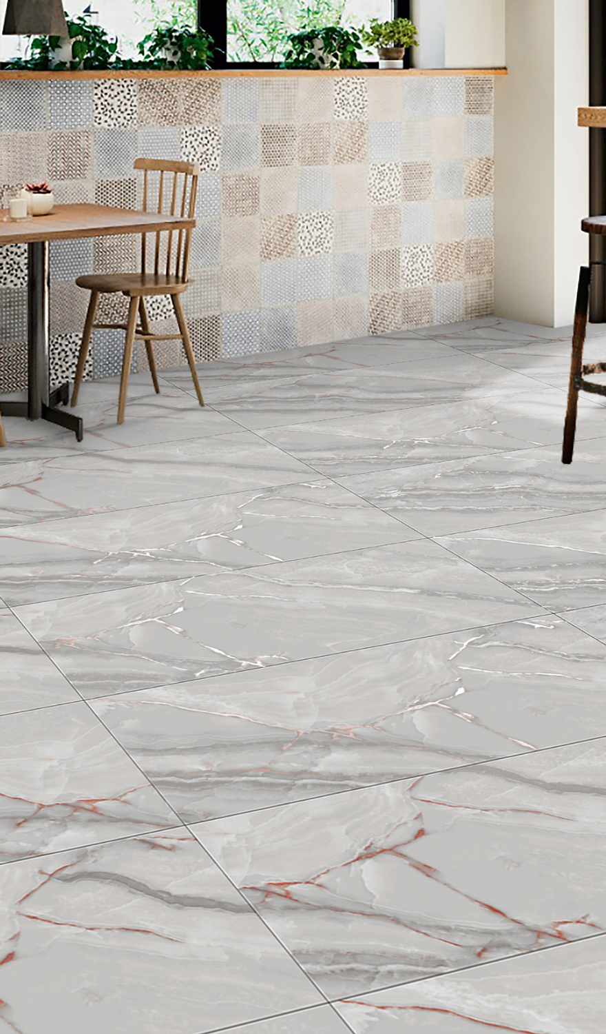 Sofita Grey Porcelain Tile – 24" x 48"