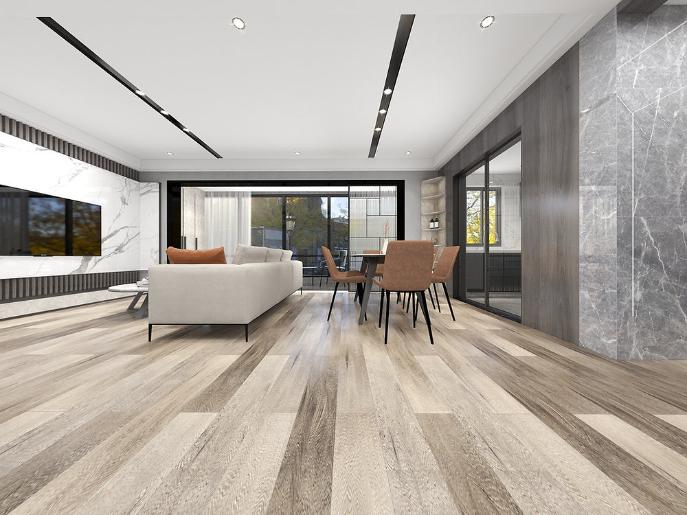 Jungle Gray 6.5MM - 20MIL | vinyl flooring | Signature Deluxe, Vinyl Plank | EUROLUX