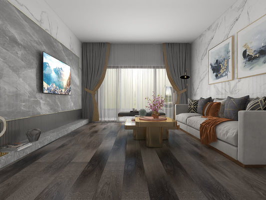 Bark Raisin 7.5MM - 20MIL | vinyl flooring | signature longboard series, Vinyl Plank | EUROLUX