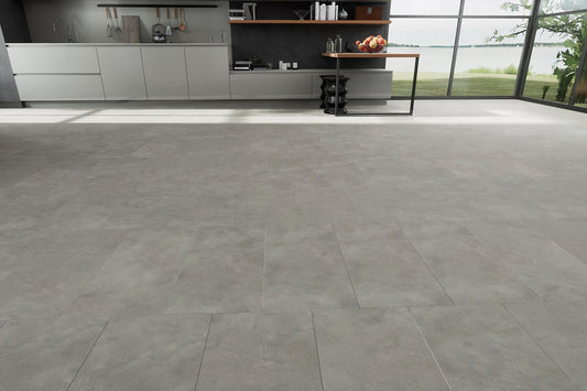 Pewter Steel | vinyl flooring | Deluxe Marble Series, Vinyl Plank | EUROLUX